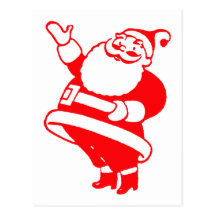 Retro Santa Post Cards