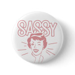Retro Sassy Attitude buttons