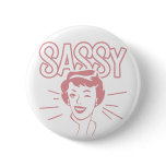 Retro Sassy Attitude buttons