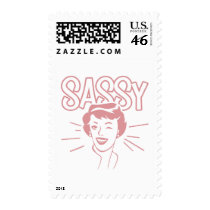 Retro Sassy Attitude Stamp