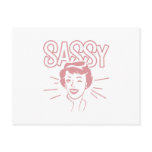 Retro Sassy Attitude postcards