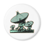 Retro Satellite Dish magnets