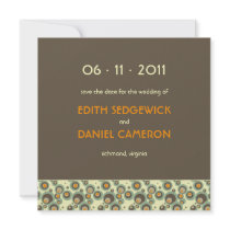 Retro! Save the Date Announcement invitations by CSWedding Retro! Save the Date Announcement invitations