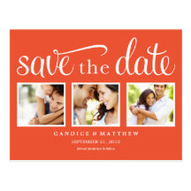 RETRO | SAVE THE DATE ANNOUNCEMENT POSTCARD