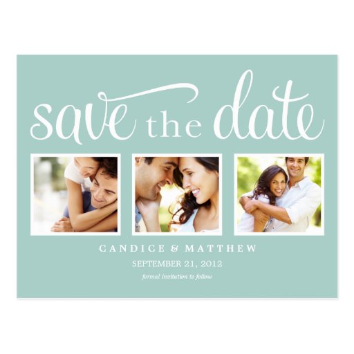 RETRO | SAVE THE DATE ANNOUNCEMENT POSTCARD