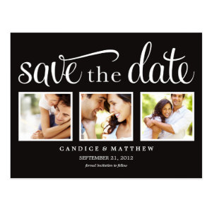 RETRO | SAVE THE DATE ANNOUNCEMENT POSTCARD