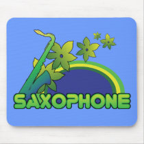 Retro Sax mousepads by marchingbandstuff Retro Sax mousepads