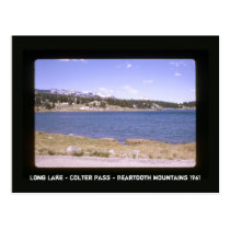 Retro Scenic Highway Long Lake Colter Pass postcards