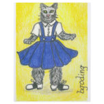 Retro school girl flyers