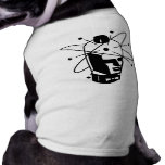 Retro Sci-Fi Robot Head - Black &amp; White Pet Clothes