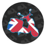 Retro Scooter Mod Sticker