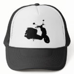 Retro Scooter Silhouette Cap Hats