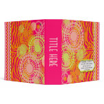 Retro scrapbooking binders, zebra print/DIY color