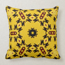 Retro Seamless Floral Pattern Pillow