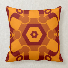 Retro Seamless Pattern Pillow