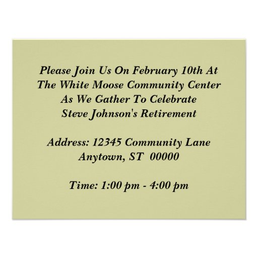 Retro Sepia Worn Work Boot Retirement Invitations