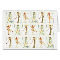 Retro Sexy Jokers cards