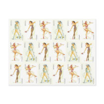 Retro Sexy Jokers postcards