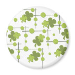 Retro Shamrocks magnets