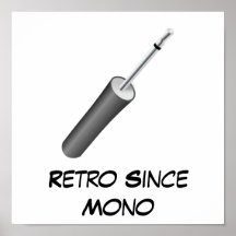 Retro Since Mono Poster