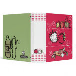 retro sketch food all purpose recipe cookbook bind binders