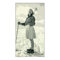 RETRO SKI GIRL SPORT posters by Sofia_Youshi RETRO SKI GIRL SPORT posters