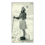 RETRO SKI GIRL SPORT POSTER