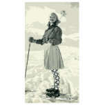 RETRO SKI GIRL SPORT TSHIRT