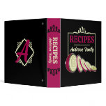 retro sliced red onion recipe cookbook binder