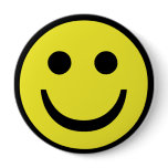 retro Smiley face Buttons