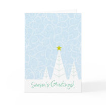 Retro Snowfall Card