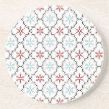 Retro Snowflakes Coaster 3