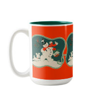 Retro Snowman Mugs