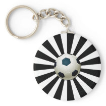 RETRO SOCCER BALL KEY CHAINS