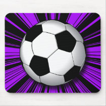 RETRO SOCCER BALL MOUSEPAD