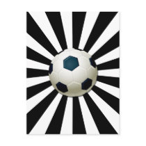 RETRO SOCCER BALL POST CARDS
