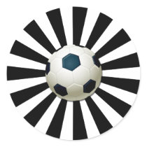 RETRO SOCCER BALL STICKERS