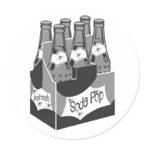 Retro Soda Pop stickers