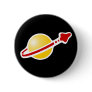 Retro Space Astronaut Badge Logo Button