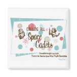 Retro 'Space Cadets' magnets
