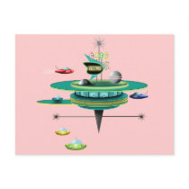 Retro Space Diner postcards