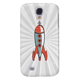 retro space rocket samsung galaxy s4 case