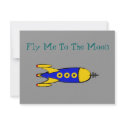 Retro Space Travel invitations