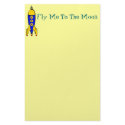 Retro Space Travel stationery
