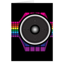 Retro Speaker Cards