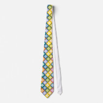 Retro Squares Bright Tie - TBA by Pen_And_Ink Retro Squares Bright Tie - TBA