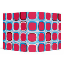 retro squares pattern notebook binders by dooni_notebooks retro squares pattern notebook binders