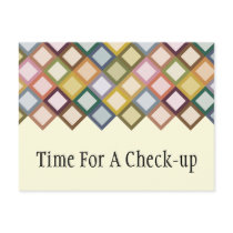 Retro Squares Postcard