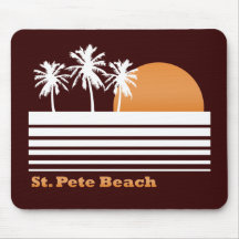 Retro St Pete Beach Mousepad