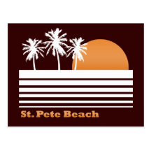 Retro St Pete Beach Postcard